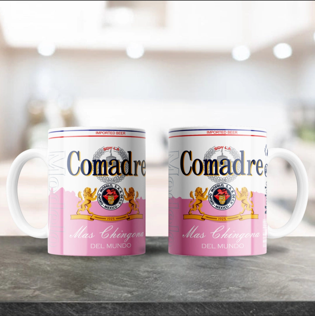 Taza padrino, madrina, compadre, comadre