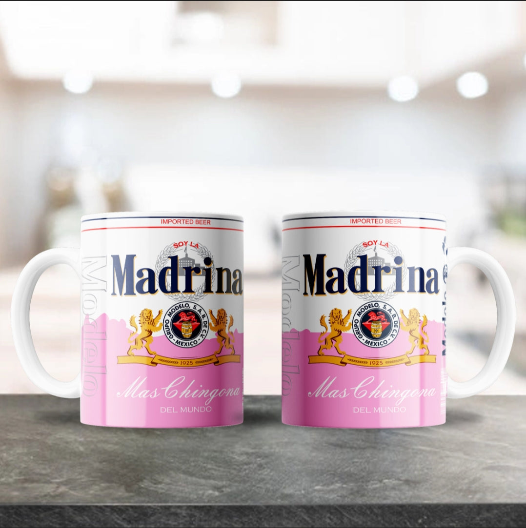 Taza padrino, madrina, compadre, comadre