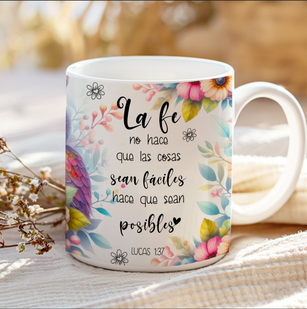 Taza afirmación cristiana