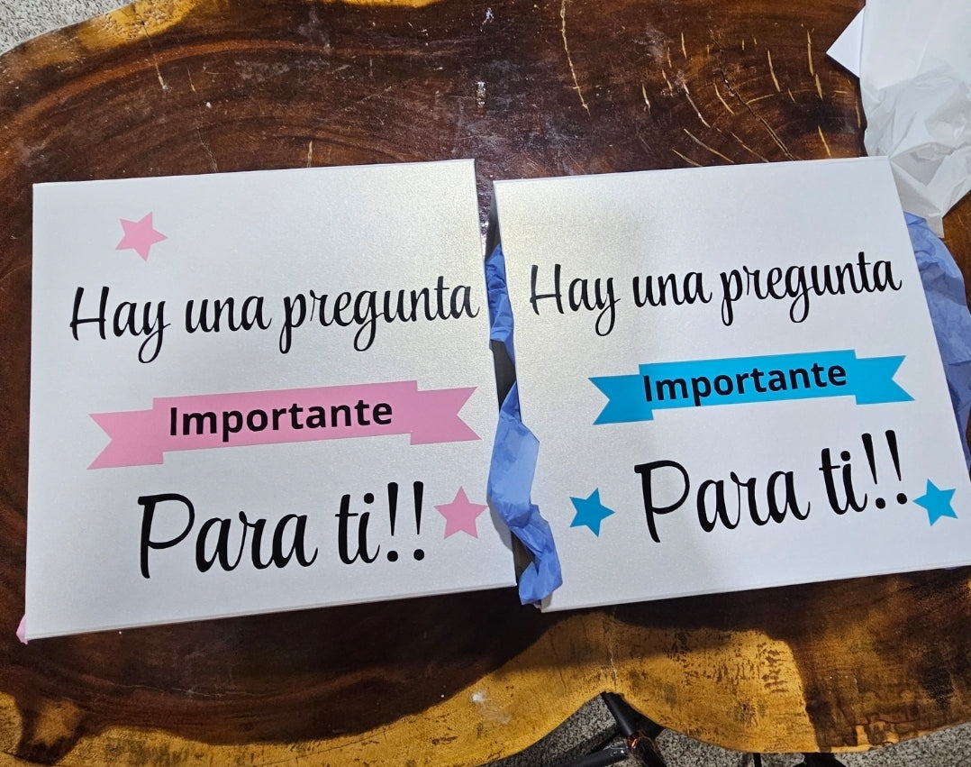 Caja + Vaso 20 onzas padrino o madrina