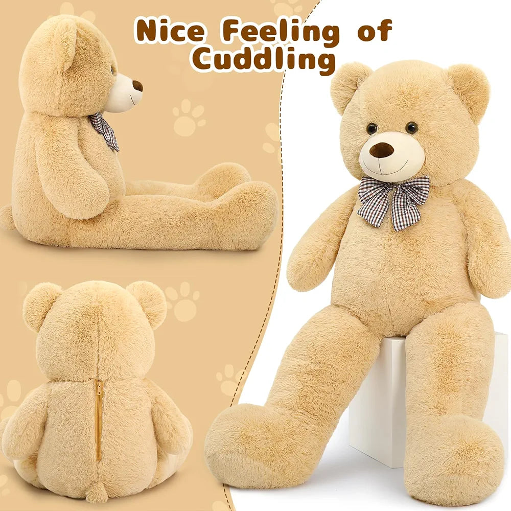 Oso de peluche grande de 4 pies 47 pulgadas