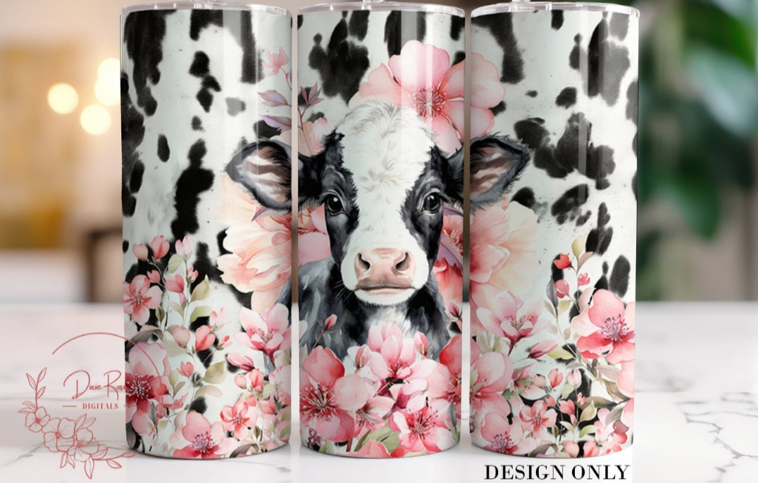 Tumbler cow 20 onzas