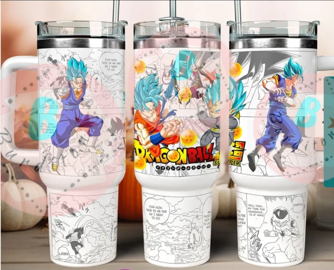 Vasos 40 onzas goku (3 diseños)