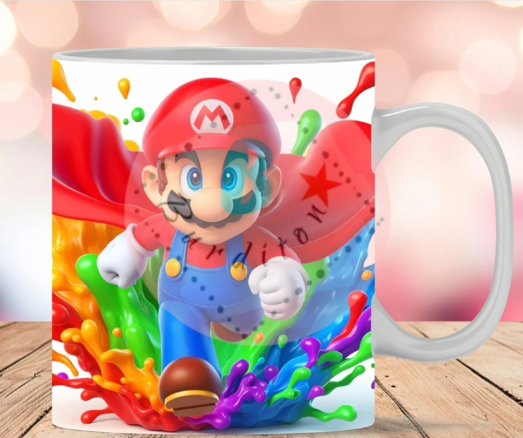 Taza mario bros