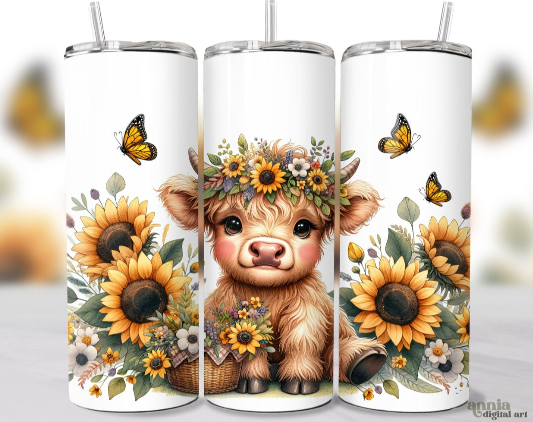 Tumbler cow 20 onzas