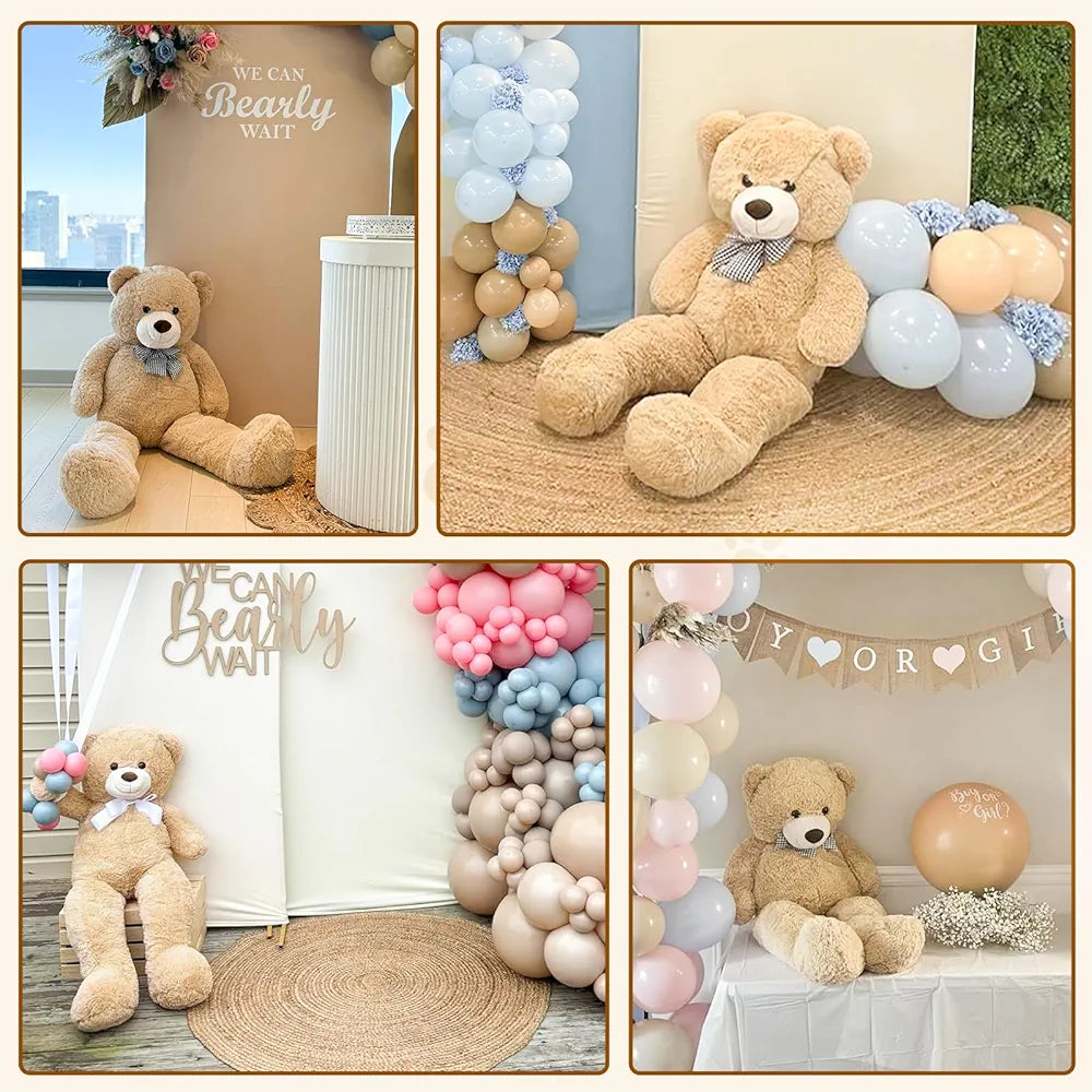 Oso de peluche grande de 4 pies 47 pulgadas