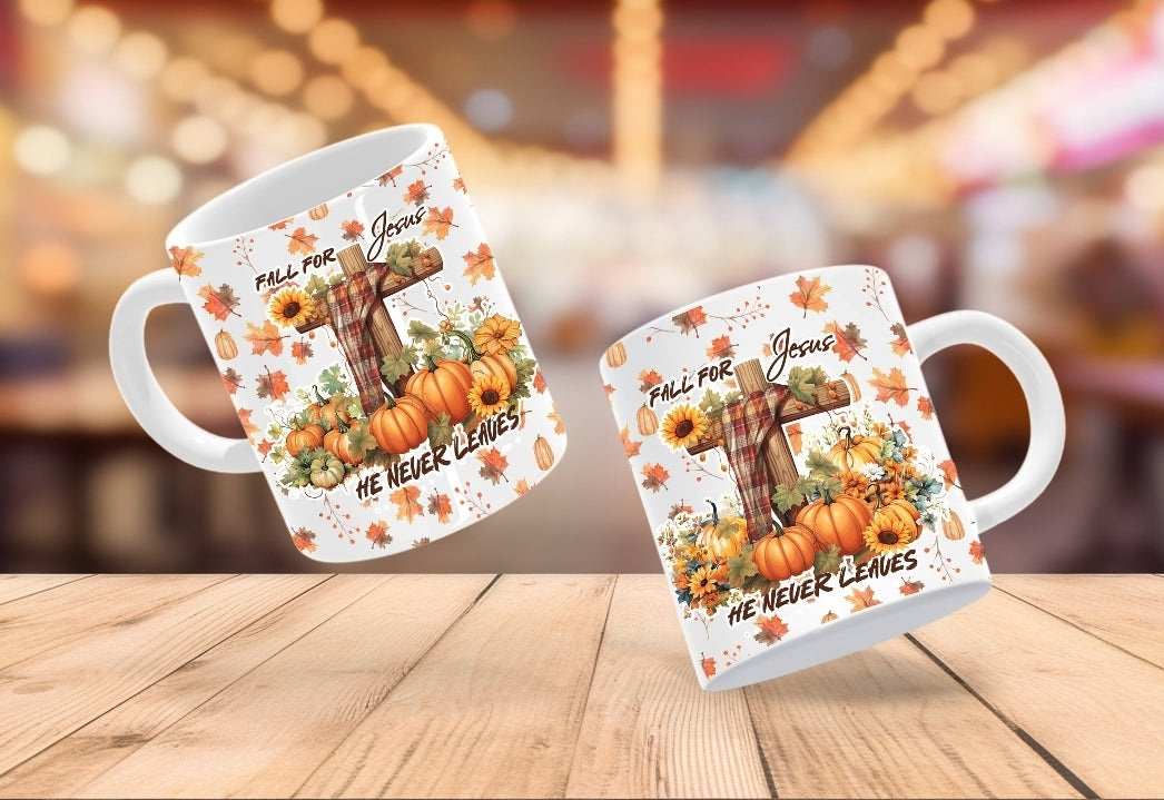 Taza otoño afirmación cristiana 02