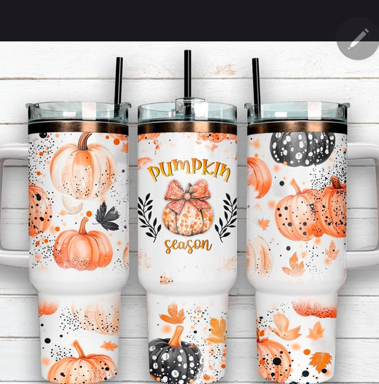 Tumbler otoño 40 onzas pumpkin