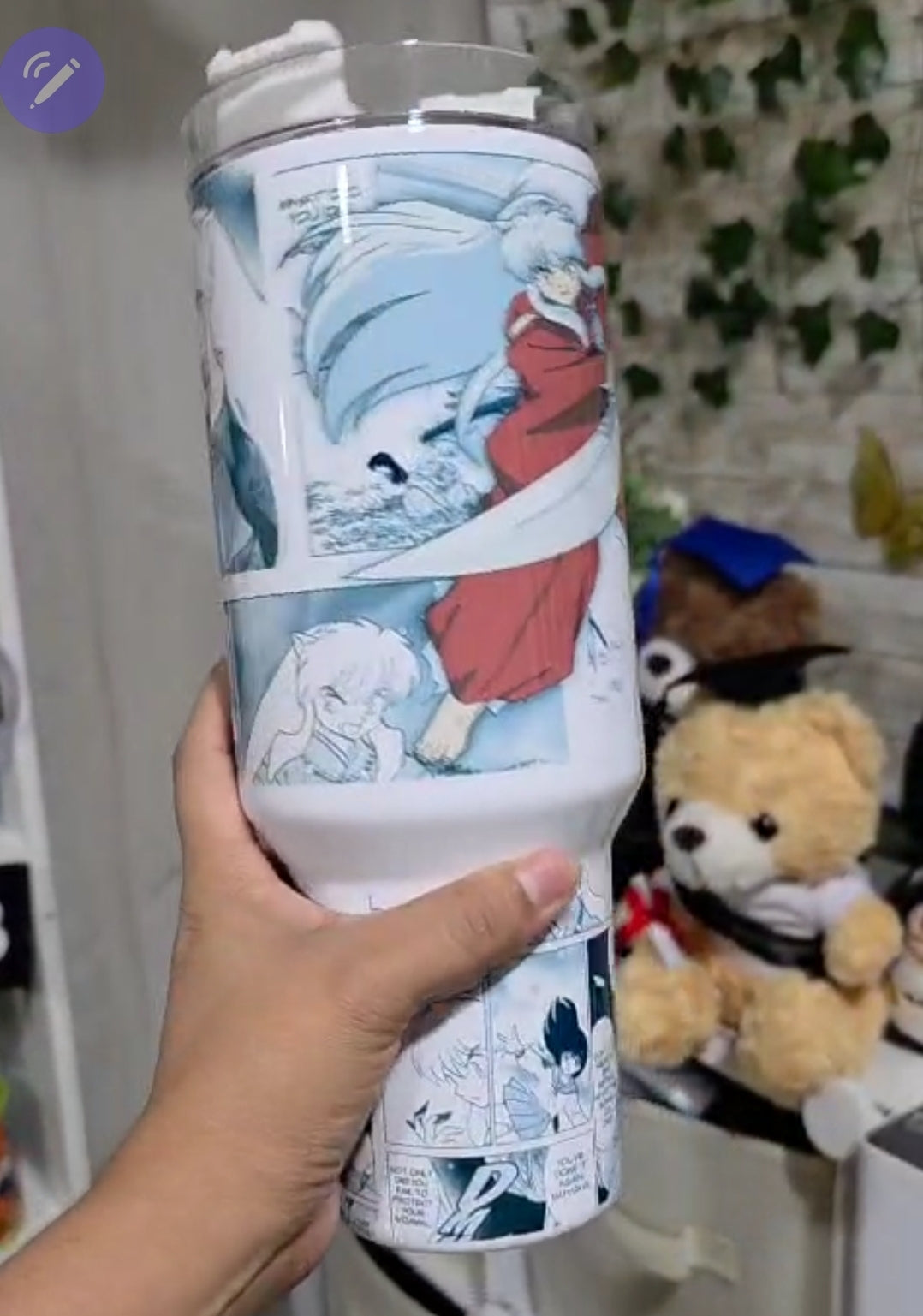 Vaso 40 onzas Inuyasha
