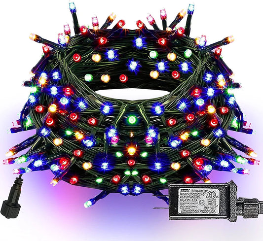 300 luces de cuerda navideñas LED
