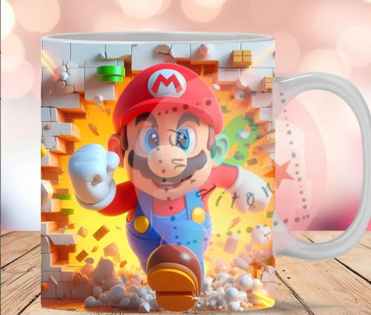 Taza mario bros