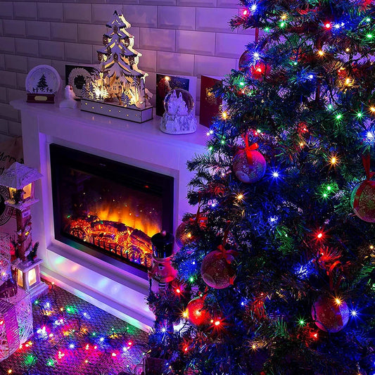 300 luces de cuerda navideñas LED
