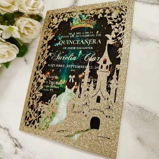 20 invitaciones xv años perzonalizada