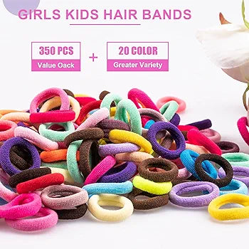 350 piezas, ligas para el cabello