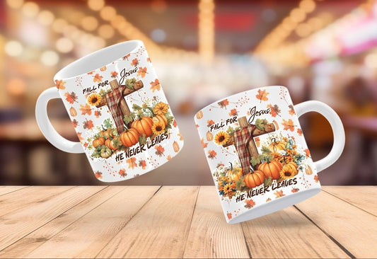 Taza otoño afirmación cristiana 02