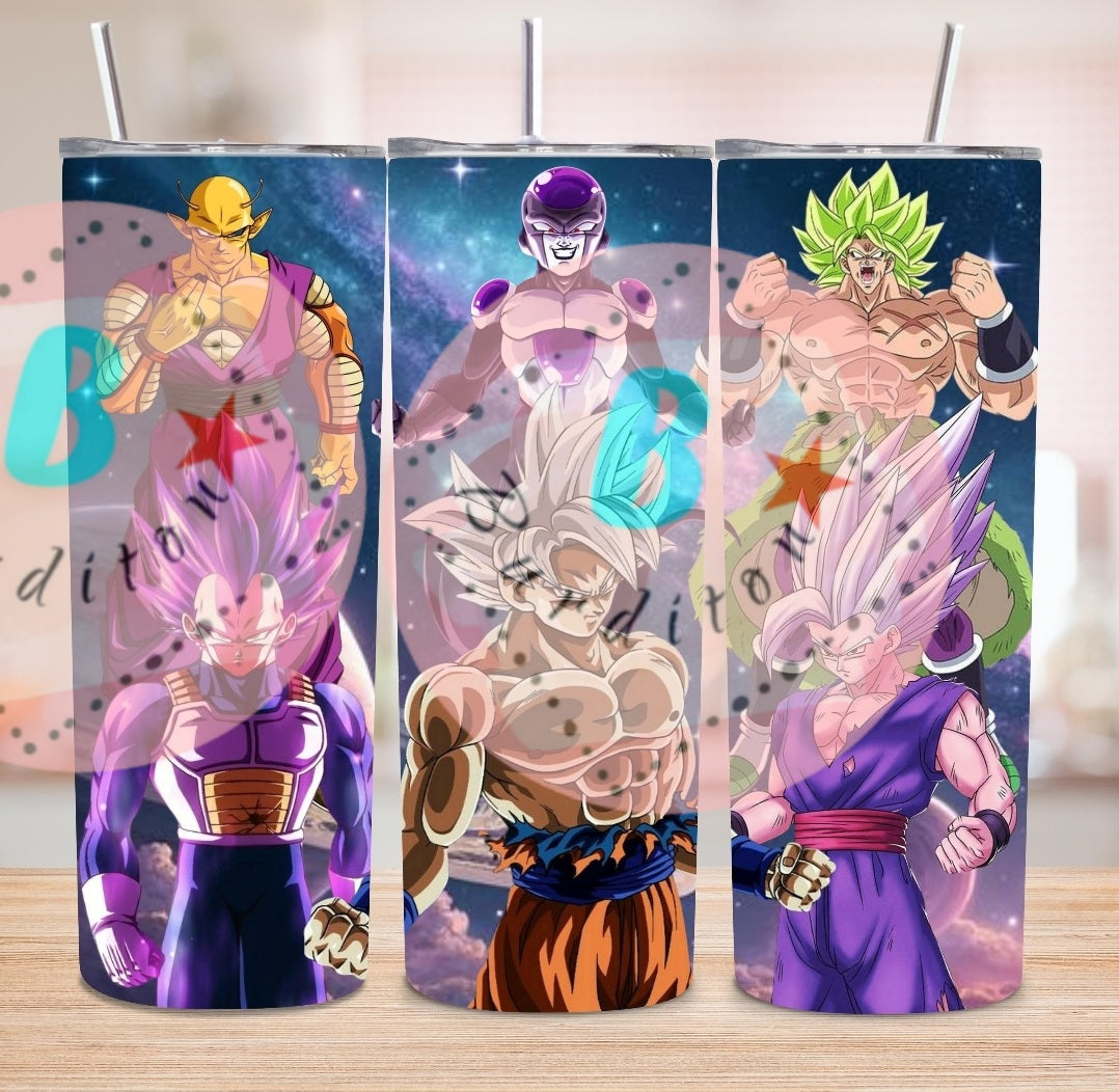 Vasos de 20 onzas DragonBallz