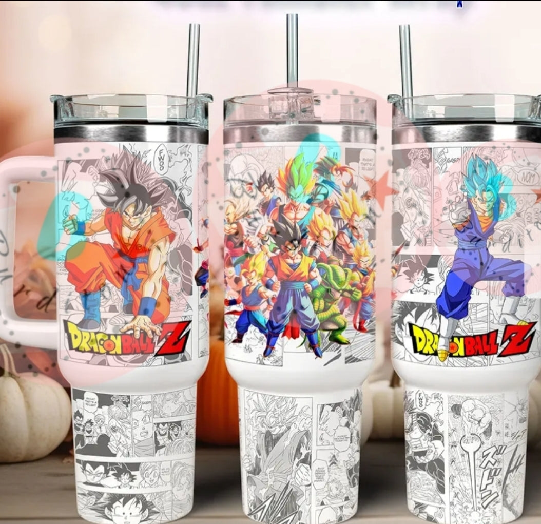 Vasos 40 onzas goku (3 diseños)